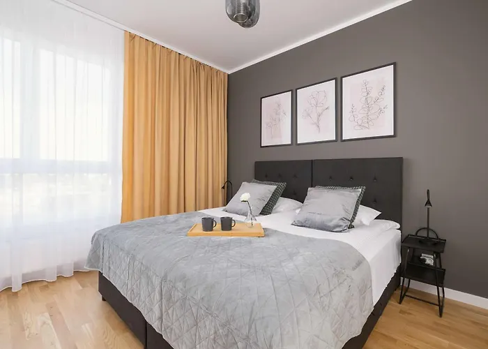 Urban Sunset W Katowicach, Blisko Spodka I Parku Z Parkingiem, Klimatyzacja I Balkonem By Renters Appartement *